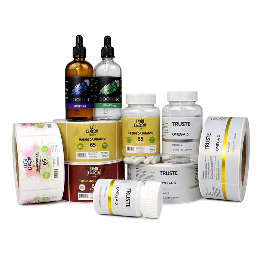 Customized Coated Paper Pharma - Medical Label ulasan dan harga