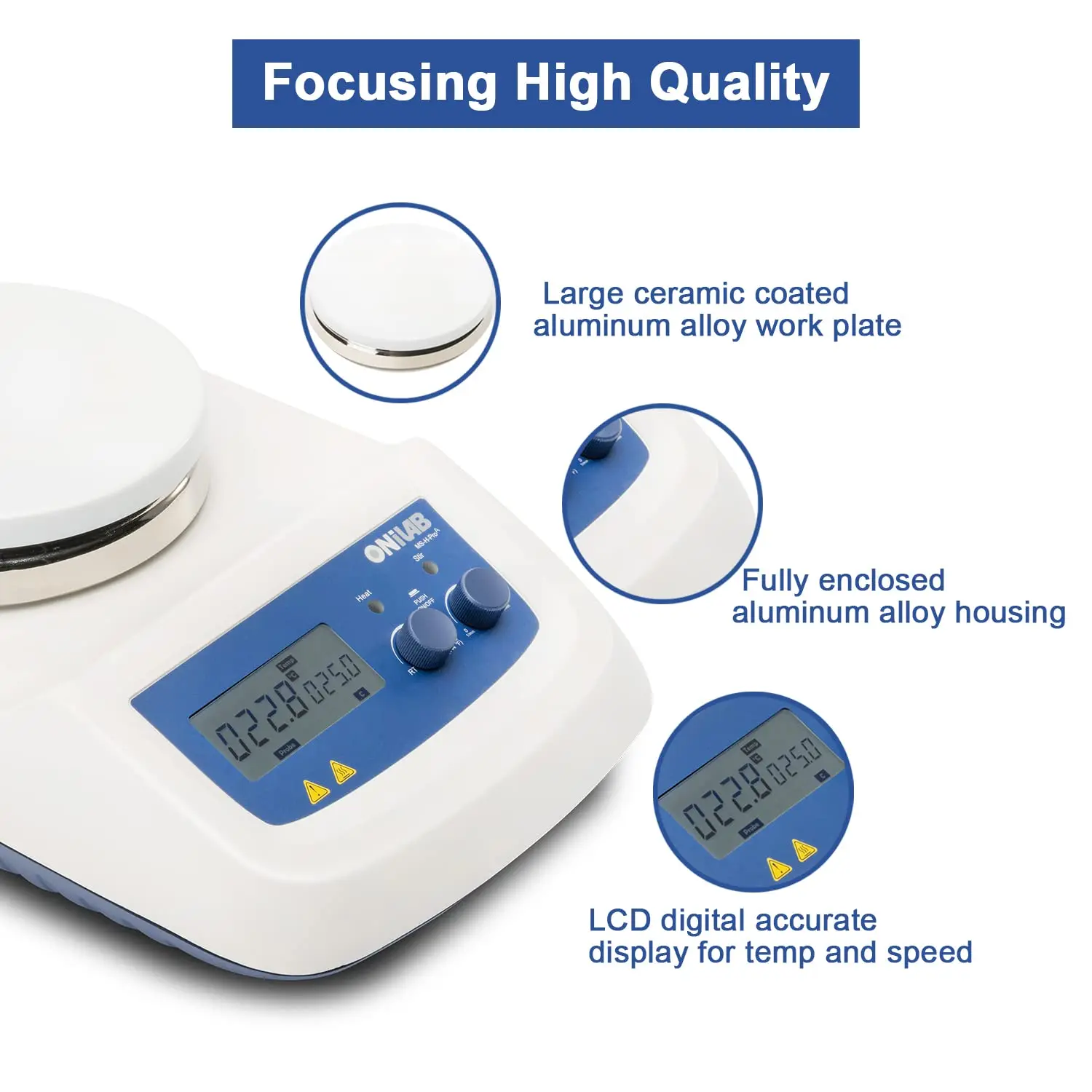 ONiLAB 340C Magnetic Hotplate  - Magnetic Stirrer Hotplate ulasan dan harga