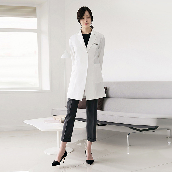 Slim Fit Long Sve Medical Doct - Medical Lab Design ulasan dan harga