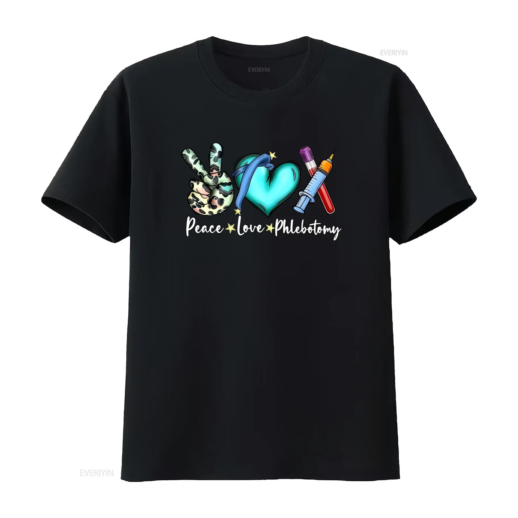 Peace Love Phlebotomy T Shirt  - Medical Lab Design ulasan dan harga