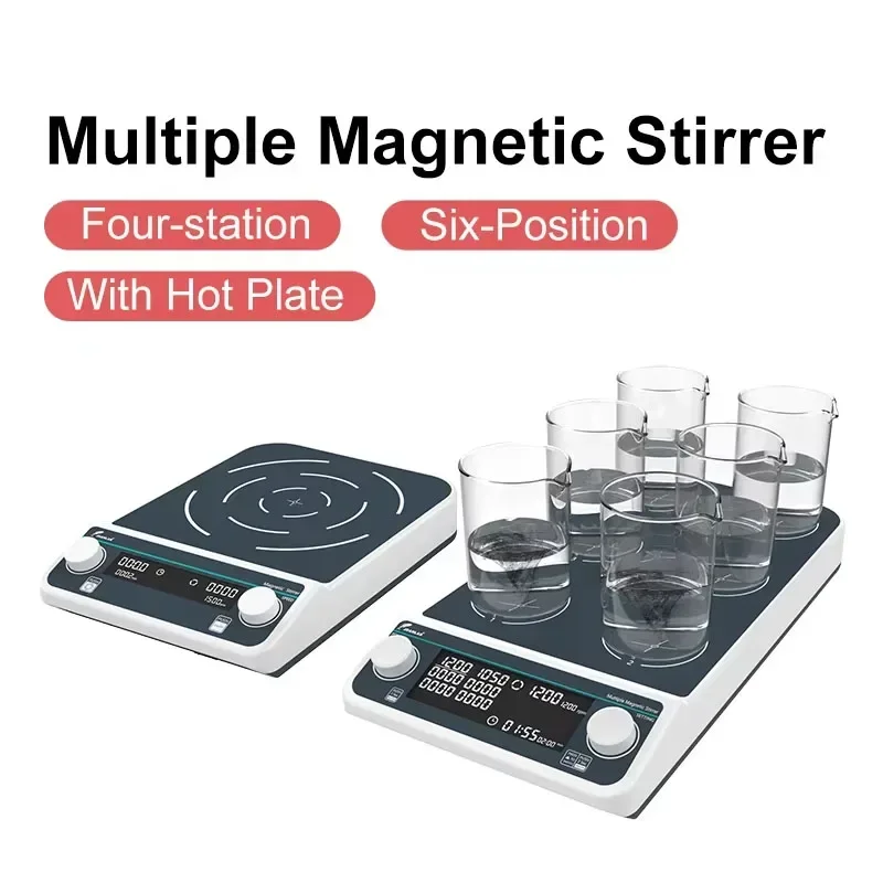 Four-station Six-Position Mult - Magnetic Stirrer Hotplate ulasan dan harga