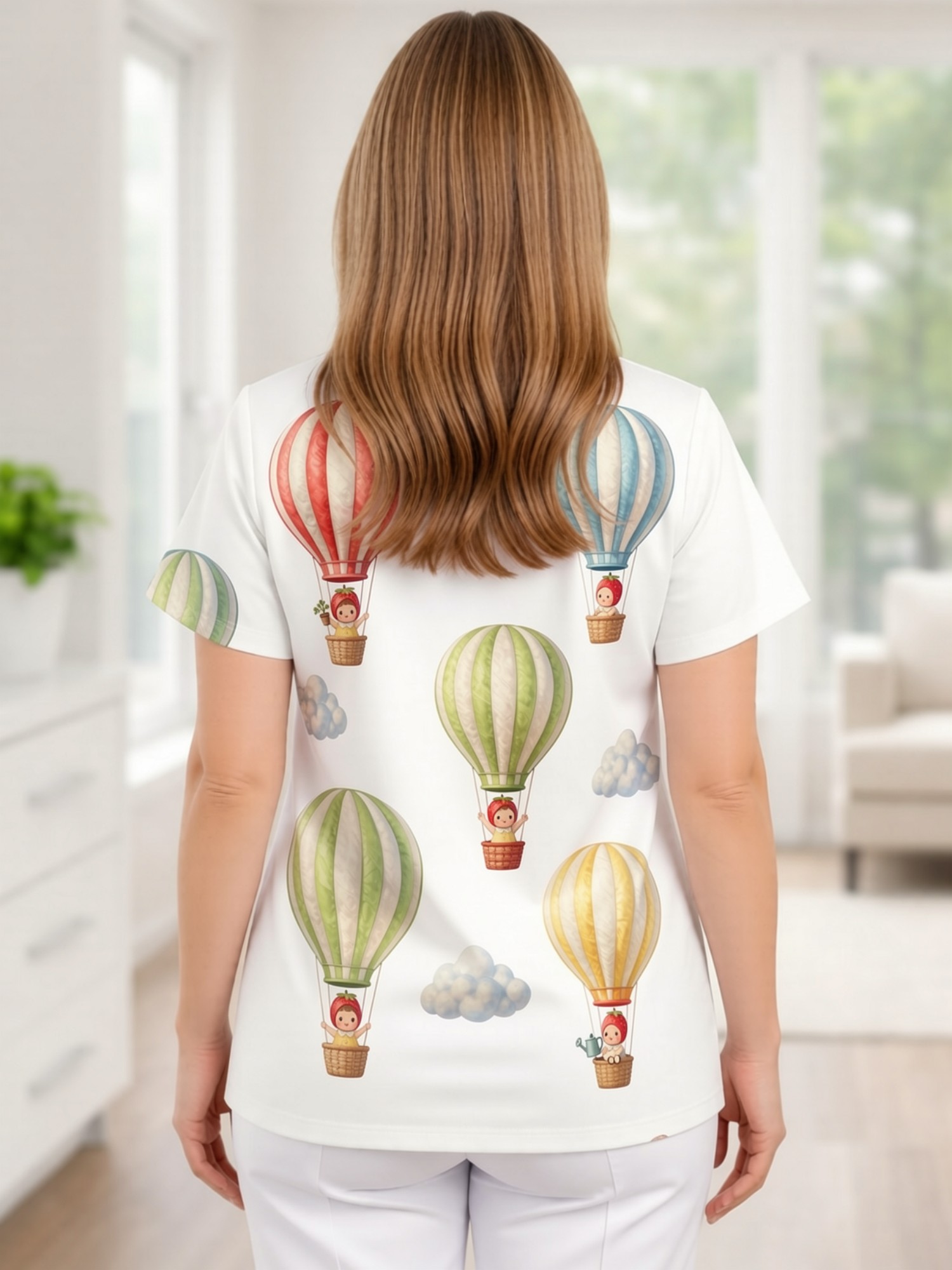 Womens Charming V Neck Scrub T - Medical Lab Design ulasan dan harga