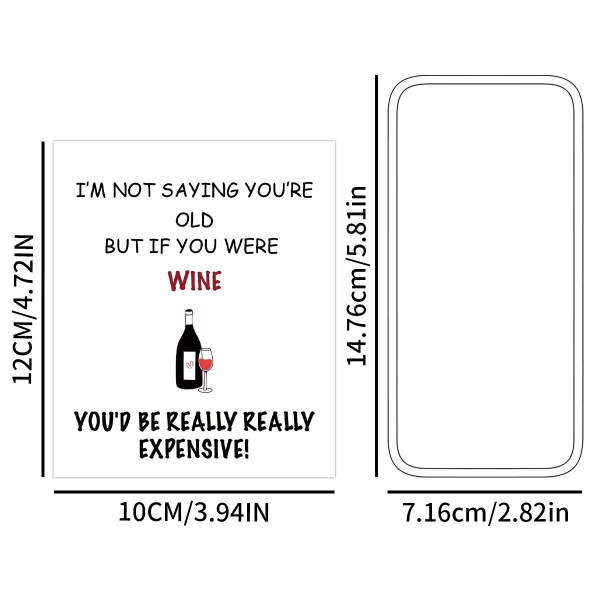 4pcs Funny Wine Bottle Label,  - Medical Label ulasan dan harga